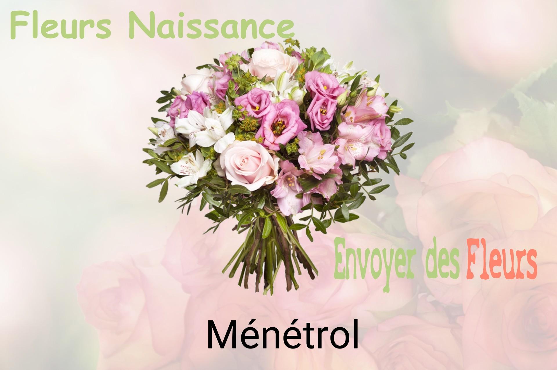 Bouquet de fleurs de naissance livré à Ménétrol